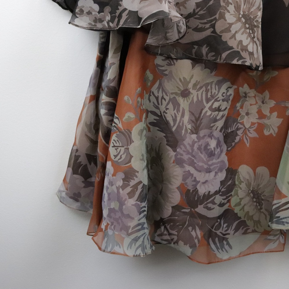 NWT Anthropologie Geisha Designs Martina Floral Dress Maxi Strapless Medium - Picture 9 of 13